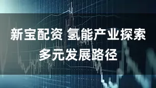 新宝配资 氢能产业探索多元发展路径